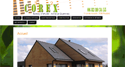 Desktop Screenshot of corex-maison.com